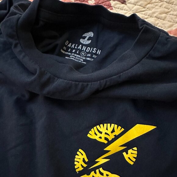 *B2G1F* Oaklandish "Oakland Forever" L/S Tee Navy - Picture 1 of 5